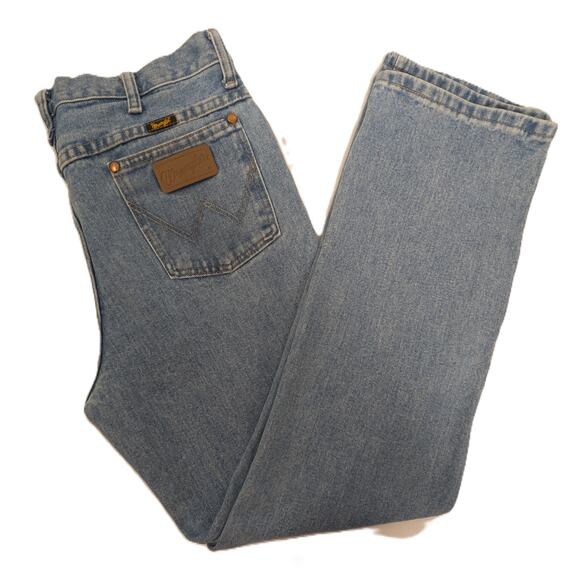 Wrangler Other - Wrangler Men's Cowboy Cut Jeans Light Wash Denim Size 34 X 32